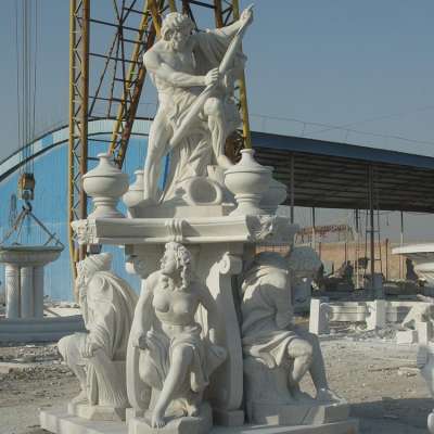 Large outdoor garden decorative marble water fountain for sale